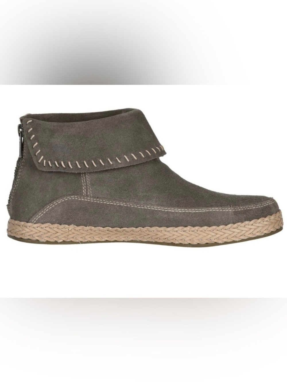 Ugg Australia Varney Women’s Size 12 Grey Suede Moccasins Ankle Boots